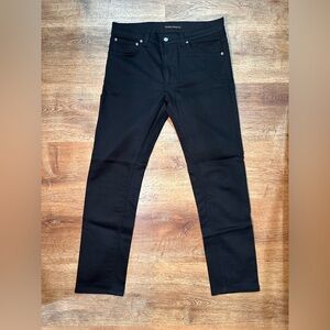 Nudie Jeans Lean Dean Dry “Everblack” W32/L30